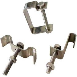 Clips De Caillebotis En PRV En Acier Inoxydable